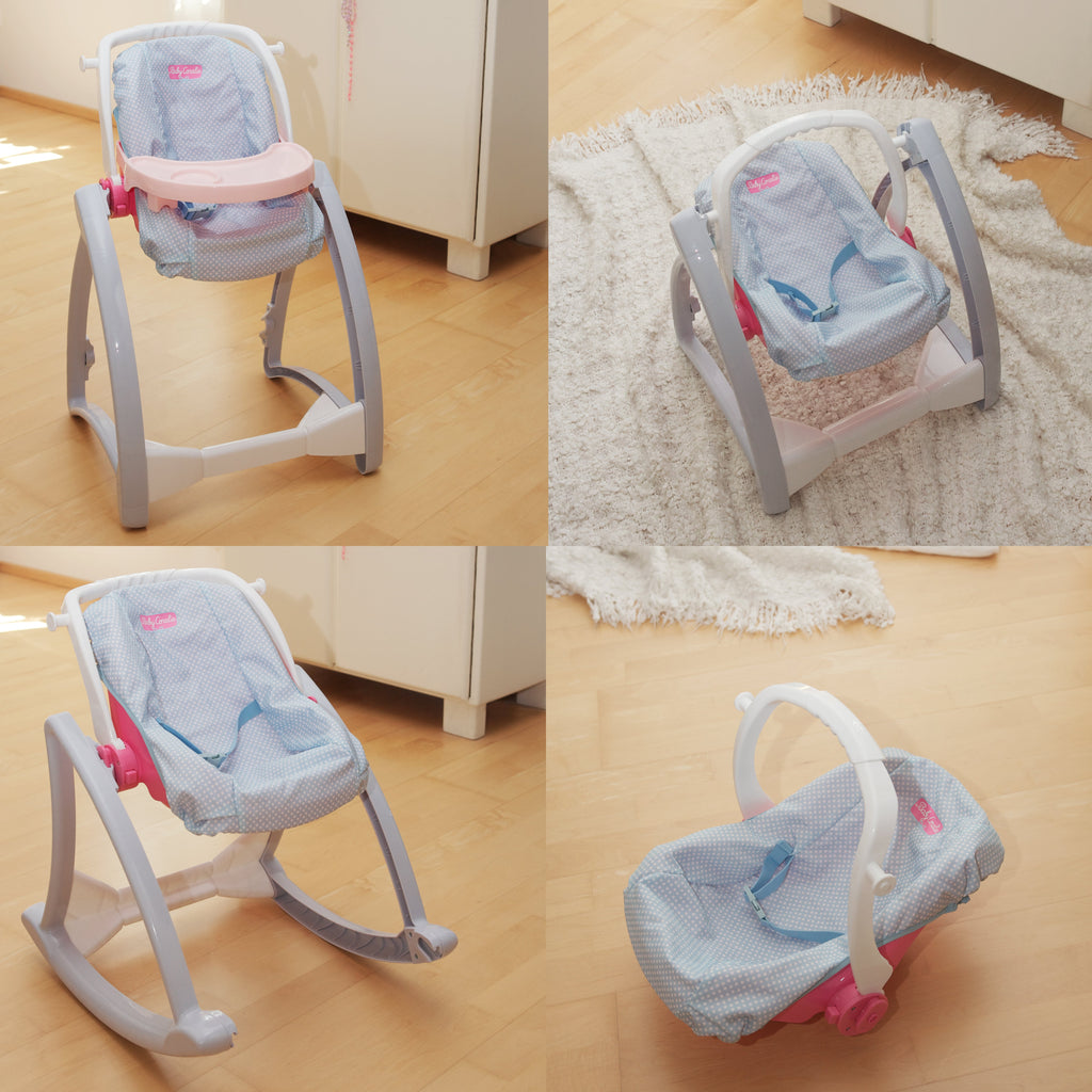 4-in-1 Doll High Chair