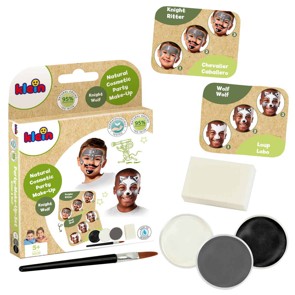 Face Paint Set "Knight-Wolf"