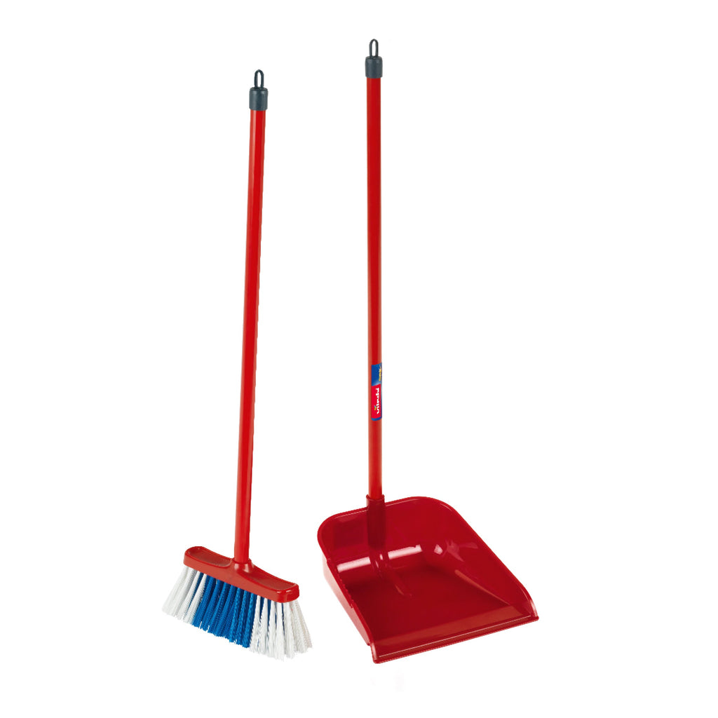 Long-Handled Dustpan with Broom