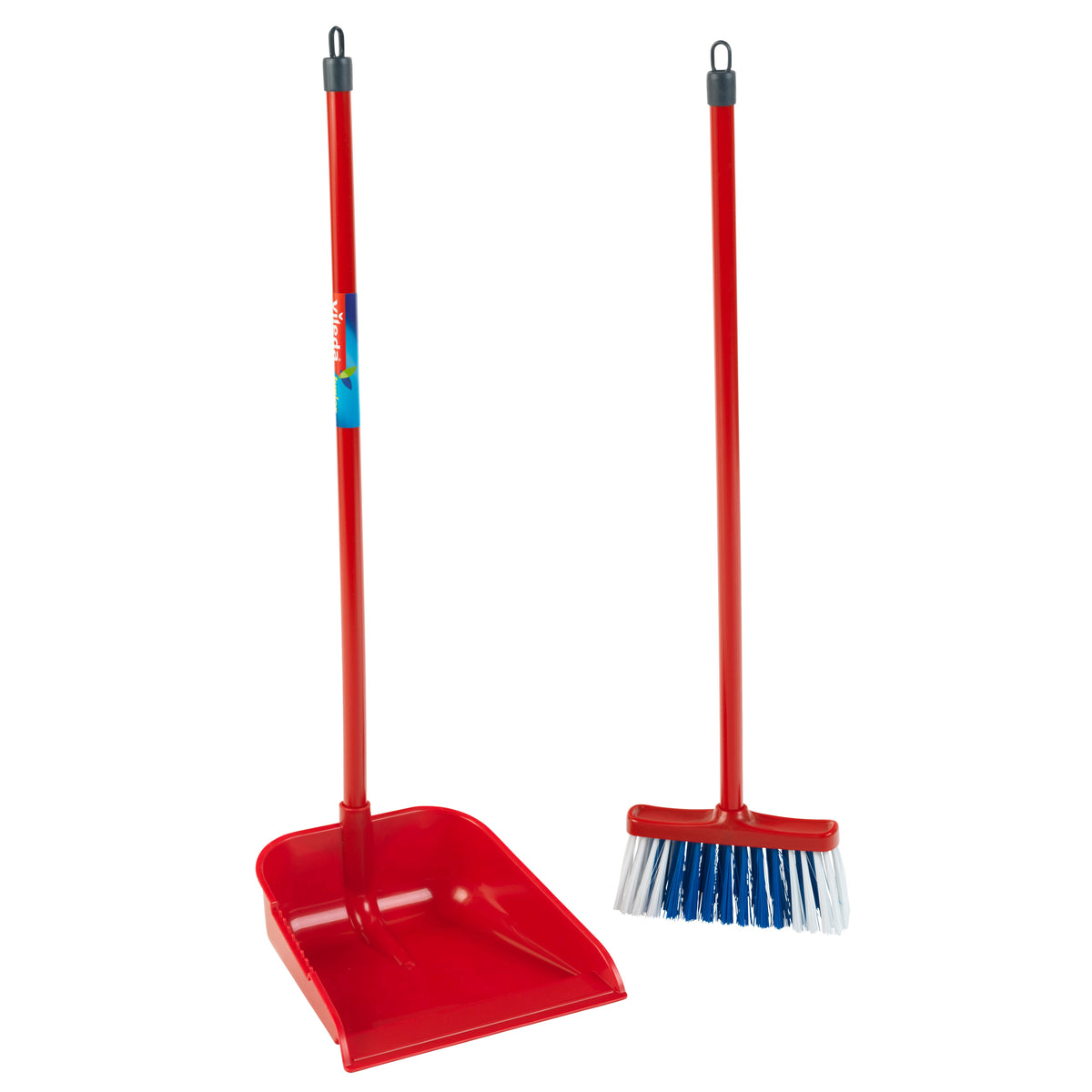 Long-Handled Dustpan with Broom