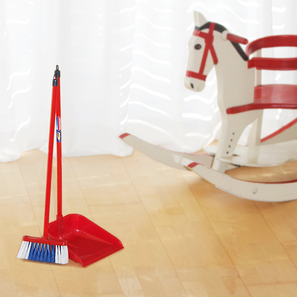 Long-Handled Dustpan with Broom