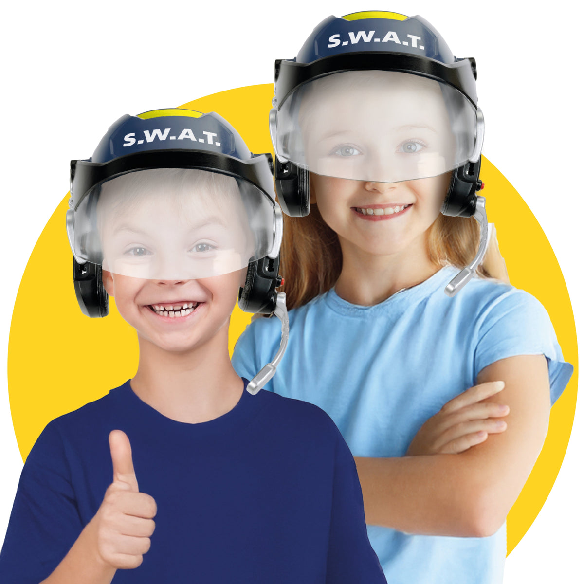 SWAT Helmet with Headset