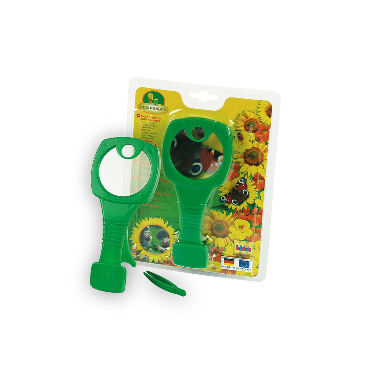 Hand Magnifier with Tweezers